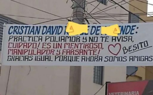 “Practica poliamor y no te avisa”: Dejó a su pareja con un pasacalles y se hizo amiga de la amante