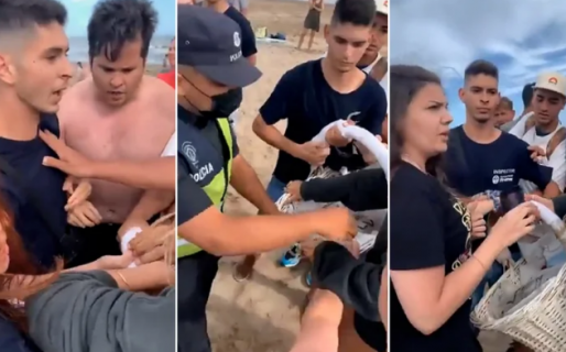 Pinamar: turistas impidieron que la Policía le quite los churros a un vendedor ambulante