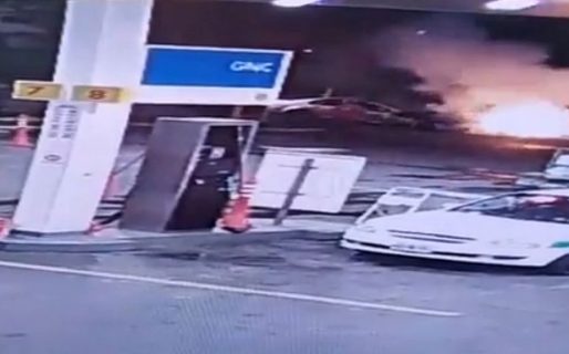 VIDEO: Un playero evitó una enorme tragedia con un gran acto de valentía