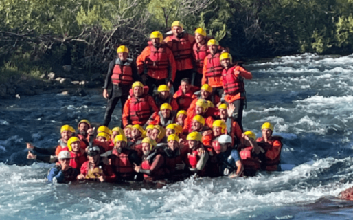 Se cruzó al plantel de River mientras pescaba y los jugadores enloquecieron