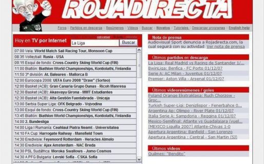 Los creadores de Roja Directa serán juzgados por piratería: LaLiga pide 6 años de cárcel