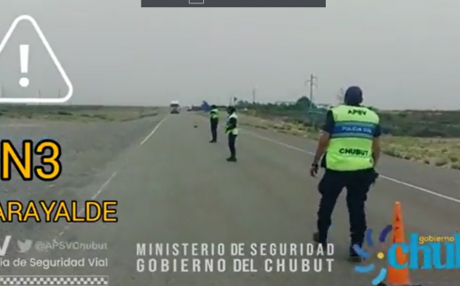 Fuertes vientos: Piden circular con precaución en Ruta 3 a la altura de Garayalde