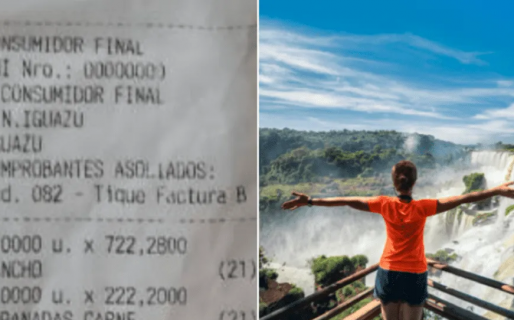 Pidió dos panchos en Parque Iguazú y quedó horrorizada cuando le llegó el ticket