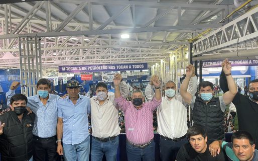 Vidal: “Si tocan a un petrolero, nos tocan a todos”