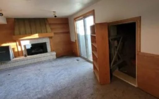 Tras correr un mueble encontraron un pasadizo aterrador en su nueva casa