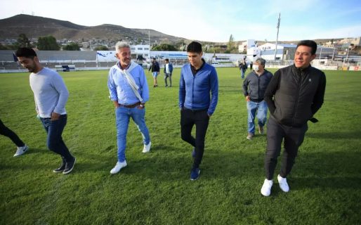 Arcioni entregó aportes a Jorge Newbery para la construcción de su tercera tribuna