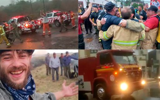 Llovió en Santo Tomé y los Bomberos festejaron