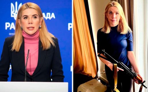 Una diputada de Ucrania aprendió a usar una ametralladora para luchar contra Rusia