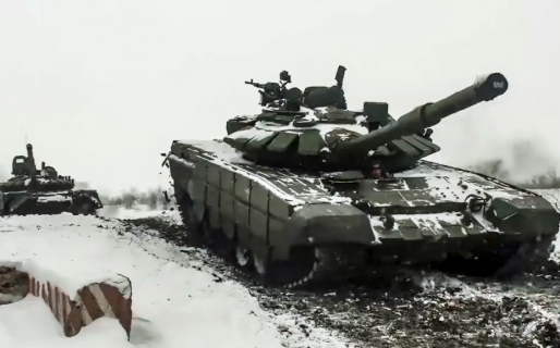 VIDEO: Así cruzaron la frontera las fuerzas invasoras de Putin en el territorio de Donetsk, este de Ucrania