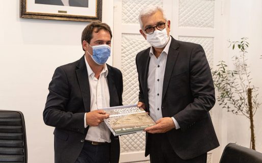 Luque recibió al ministro Julián Domínguez y avanzó en temas de producción e inversiones