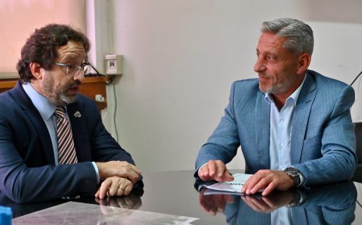Arcioni recibió a Marco Lavagna para avanzar con los preparativos del Censo 2022