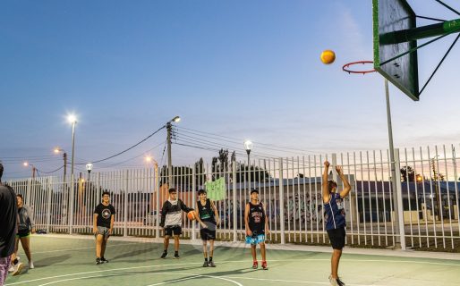 La Municipalidad puso en valor la identidad de Km.8 con la recuperación de su parque histórico