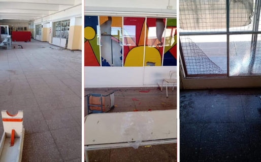 Fiesta clandestina en el Perito Moreno: vandalizaron y destrozaron el colegio