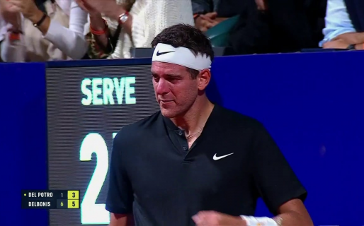 Delbonis no tuvo piedad de Del Potro y lo dejó afuera en su último partido como profesional