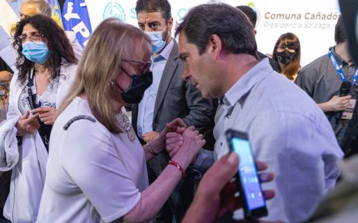Luque participó de la inauguración de un nuevo Parque Eólico de YPF