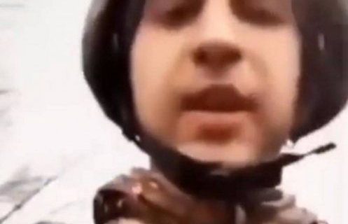 «Mamá, papá, los amo», un soldadito ucraniano se despidió para ir a la guerra