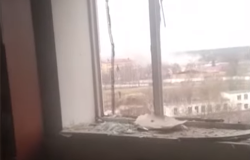 Un ucraniano mostró cómo quedó su departamento tras el bombardeo ruso