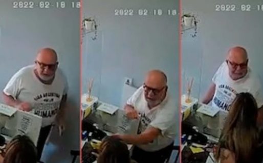 El presidente de la Liga Argentina por los Derechos Humanos golpeó a una empleada de la terminal