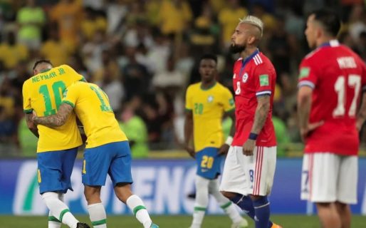 Brasil vapuleó a Chile y lo dejó al borde de la eliminación