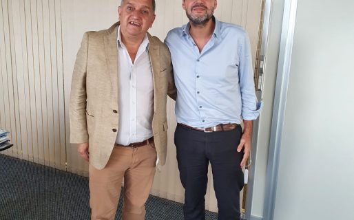 Linares se reunió con Lammens: «definimos una agenda para acompañar a los clubes de Chubut»