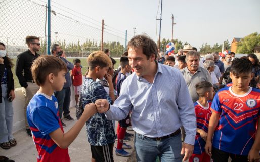 Luque: “Aportamos en infraestructura deportiva porque los clubes forman personas de bien”