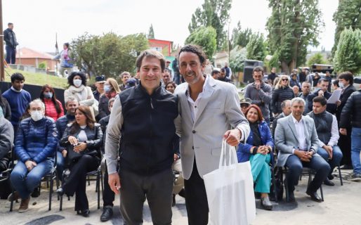 Luque participó de la celebración por el Centenario de Río Pico