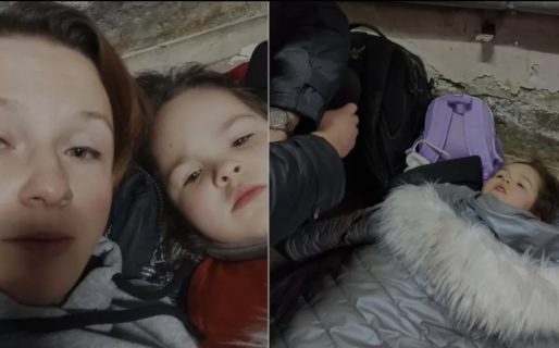 Una madre ucraniana recrea la película “La vida es bella” para que su hija no se entere de la guerra