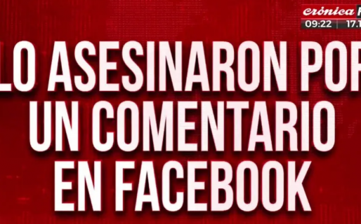 Tremendo: lo mataron por un comentario en Facebook