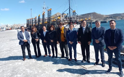 El Embajador de Japón en Argentina recorrió instalaciones del Puerto de Comodoro Rivadavia