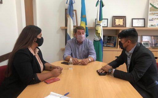 Mongilardi se reunió con Biss para avanzar con el cerco perimetral en la zona de los piletones de Playa Unión