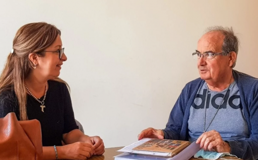 La diputada Aguilera se reunió con el obispo Lahoz y reclamó avanzar con una Emergencia Educativa