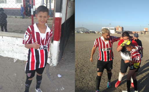 Tiene apenas 12 años y debutó en la primera de Stella Maris con una victoria