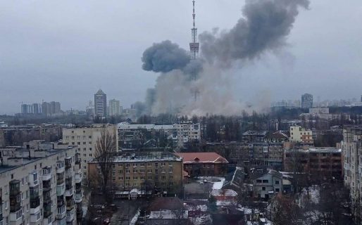 Cinco personas murieron tras el bombardeo ruso a la torre de televisión de Kiev