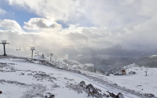 Bariloche: Más nieve a días de terminar el verano