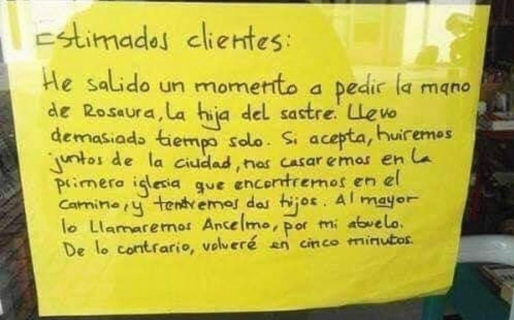 Cerró el bar durante 5 minutos y lo justificó de manera increíble