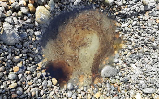 Derrame en la costa del Km3: Qué es y qué área afecta la pérdida en Playa de Tanques de YPF