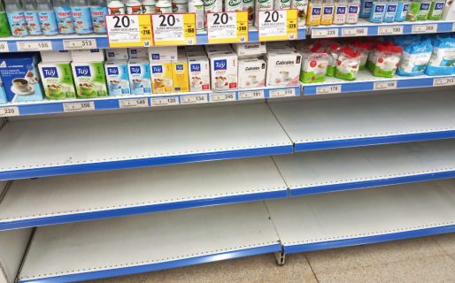 Ya se registran faltantes en las góndolas de supermercados comodorenses