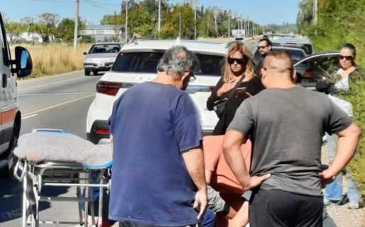 El ministro Das Neves impactó a un transeúnte en Ruta 7