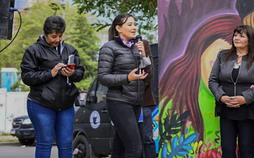 Guerreiro llamó a seguir “tejiendo redes entre todas para ayudar a muchísimas mujeres, que sepan que no están solas”