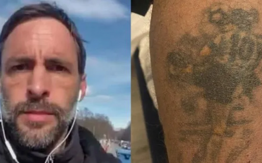 Detuvieron a un periodista chileno en Ucrania y lo liberaron gracias a un tatuaje de Diego Maradona
