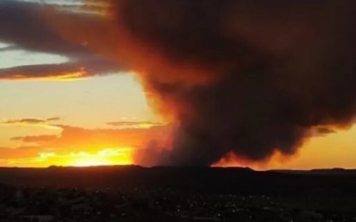 Quedó controlado el incendio en el pozo petrolero de Caleta Olivia