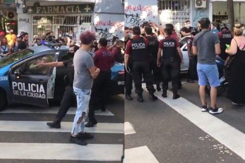 Violación grupal en Palermo: vecinos escracharon a los detenidos