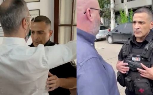 Policía a la cárcel por perseguir a infractor que se atrincheró en un estudio jurídico