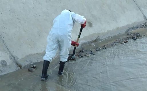 El municipio realizó trabajos de limpieza en pluviales para evitar inconvenientes con las lluvias