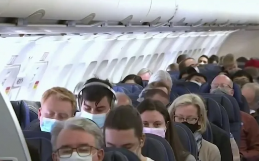 La reacción de los pasajeros al enterarse de que podían sacarse los barbijos