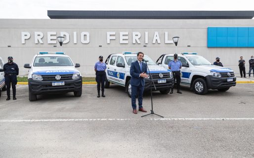 El Municipio realizó un nuevo aporte en seguridad al entregar móviles policiales a la Unidad Regional