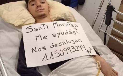 Pide ayuda a Santi Maratea para seguir con su tratamiento