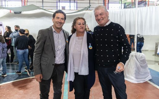 Luque participó del acto por el 79° aniversario de Río Senguer