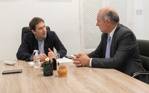 Luque recibió al nuevo ministro de seguridad de la Provincia