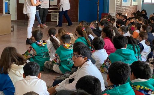 Salud realizó una jornada de promoción y prevención en salud bucal en escuelas de Rada Tilly